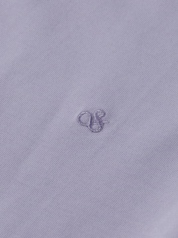 Fitted rolled-up sleeve T-shirt