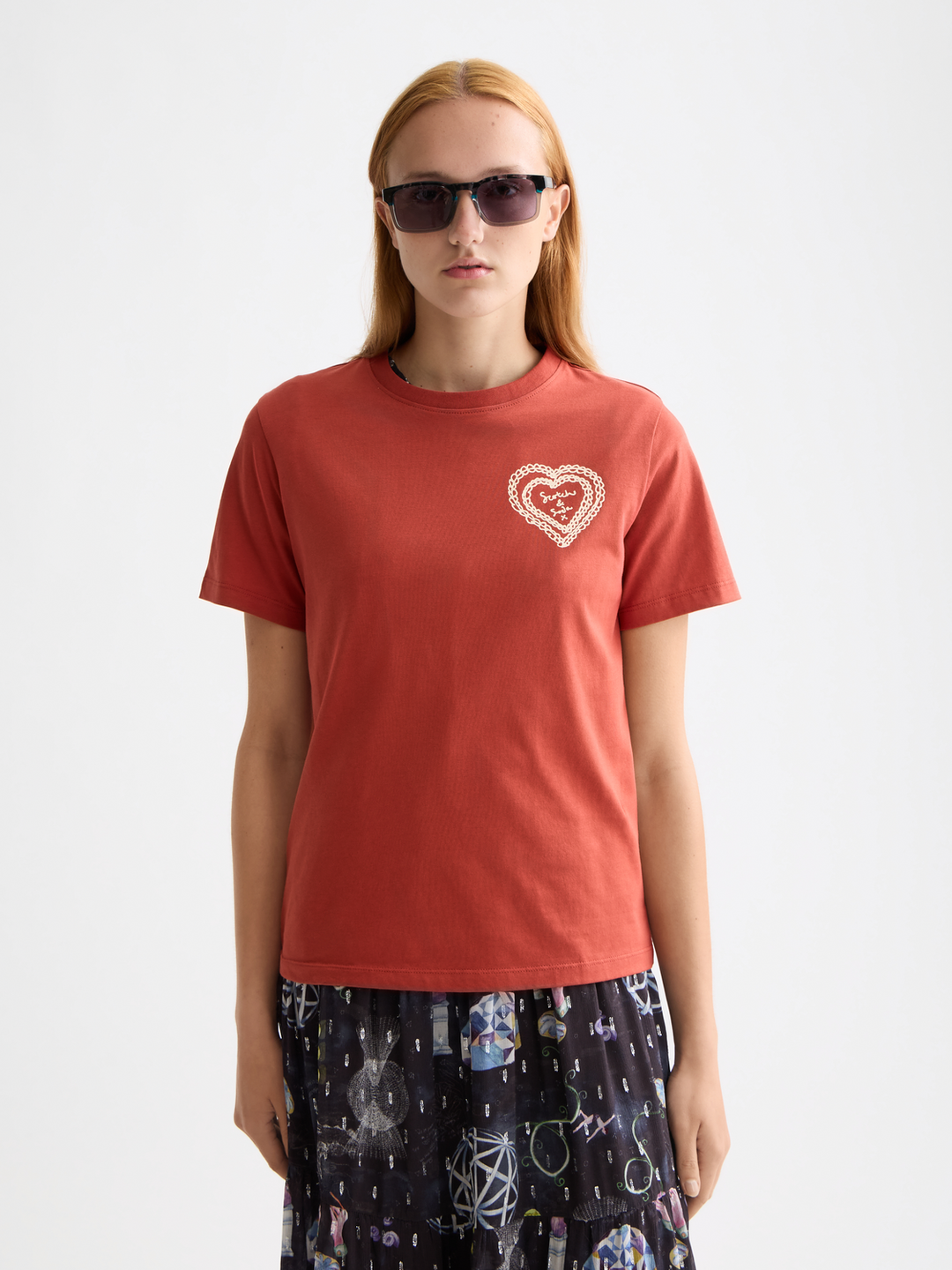 Chest artwork regular fit T-shirt