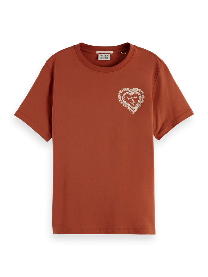 Chest artwork regular fit T-shirt