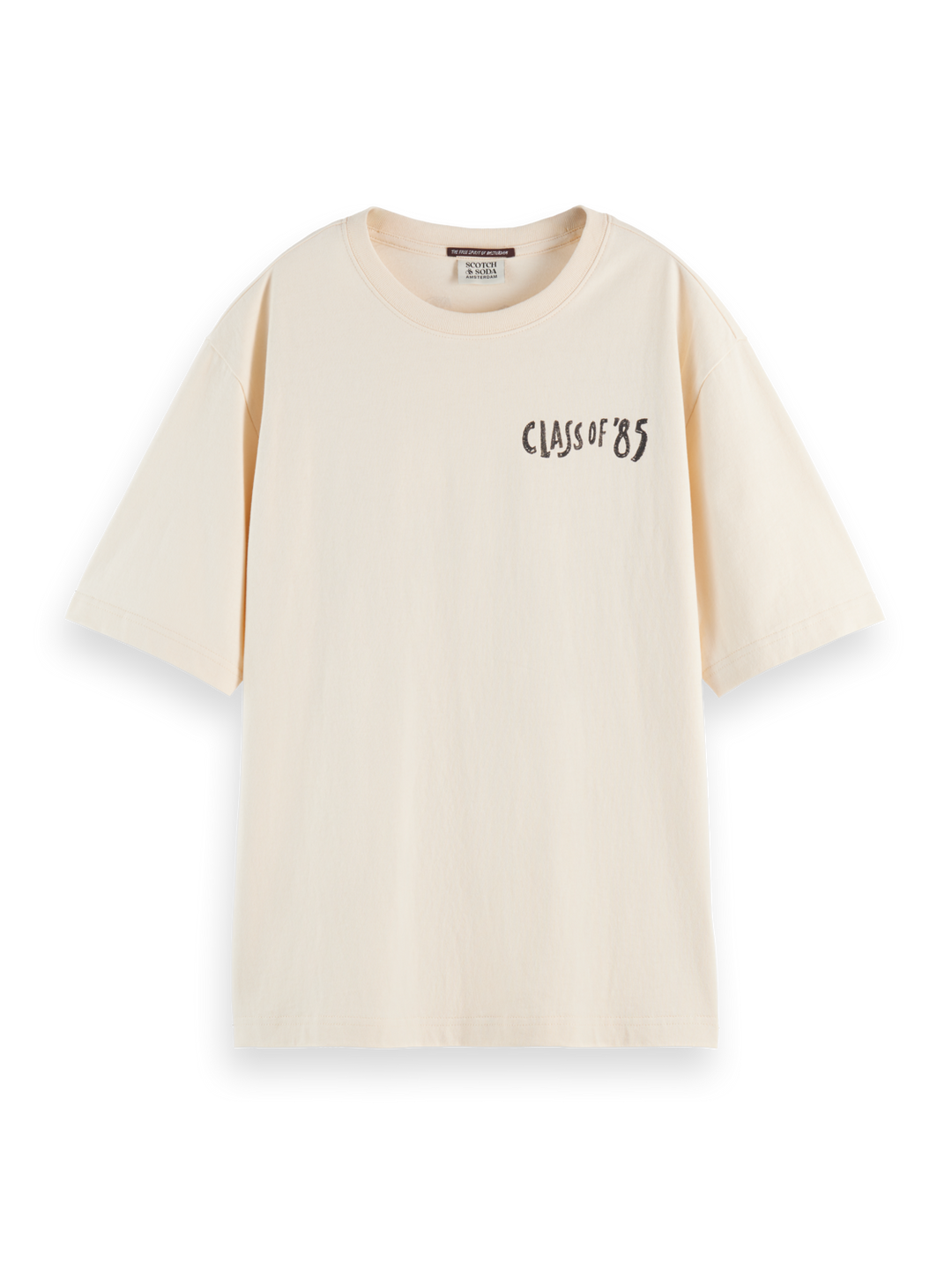Loose-fit T-shirt with front and back artwork