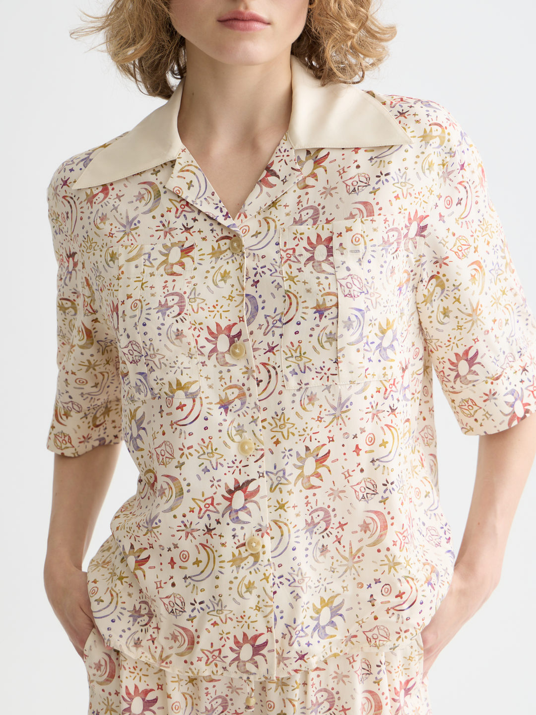 Printed Short Sleeve Shirt