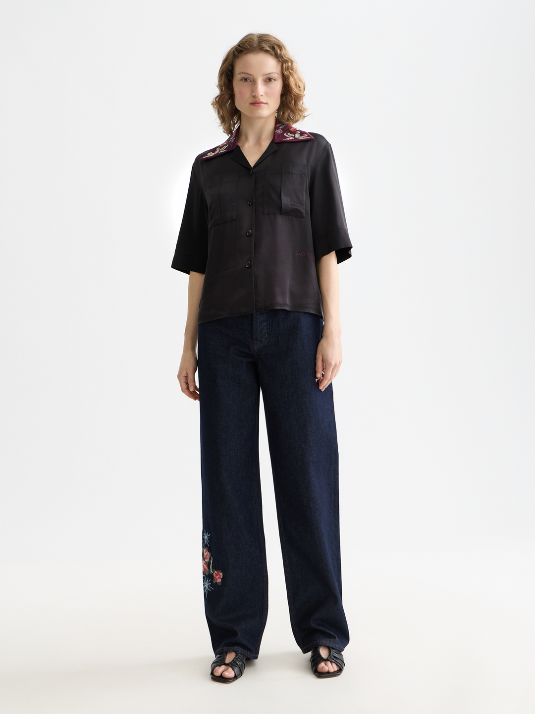 40 Years Embroidered Short Sleeve Shirt
