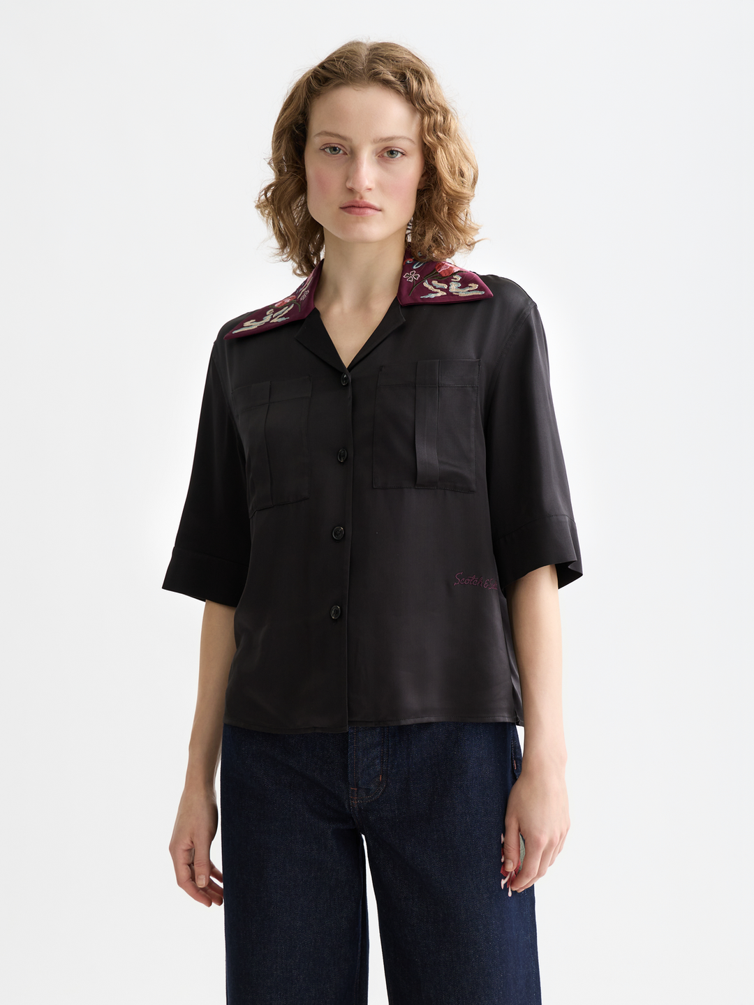 40 Years Embroidered Short Sleeve Shirt