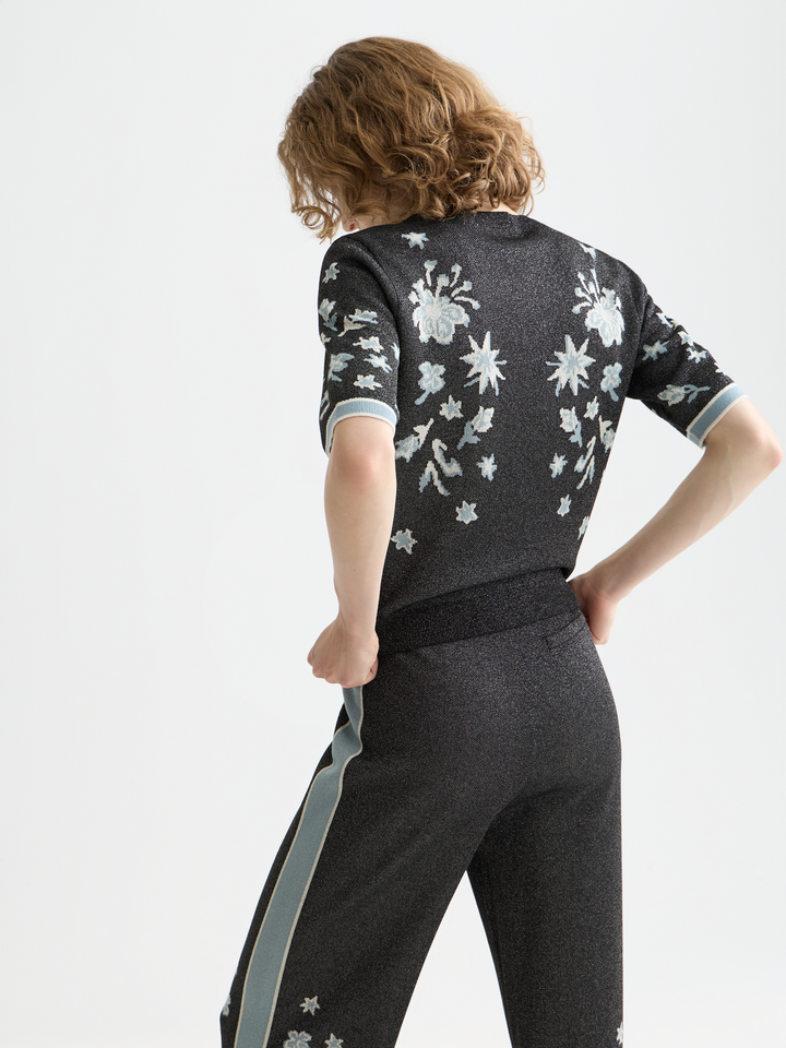 40 Years Jacquard Short Sleeve Pullover