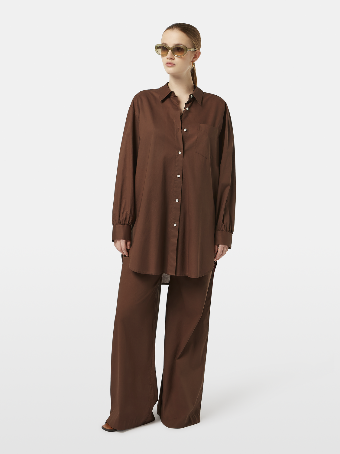 Oversized light weight cotton shirt