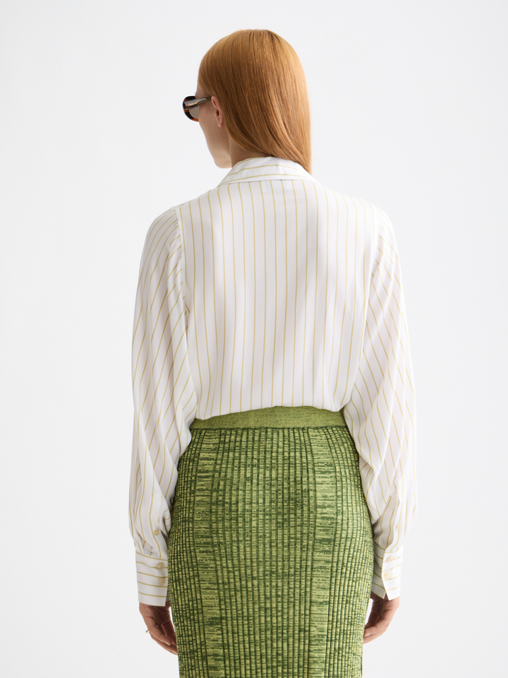 Striped shirt with pockets