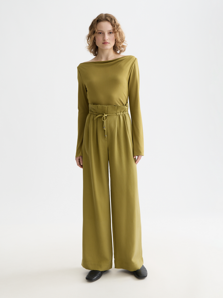 Drapey Modal Long Sleeve T-Shirt