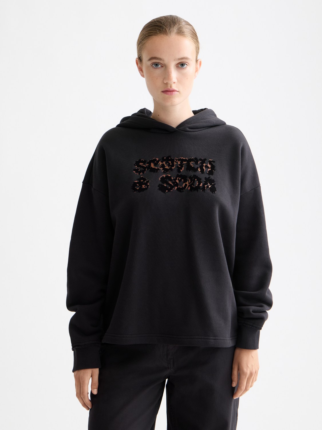 Hoodie with open back