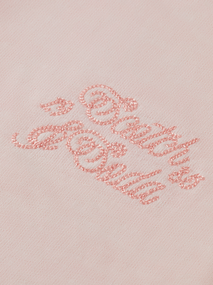 Garment dye logo oversized sweatshirt