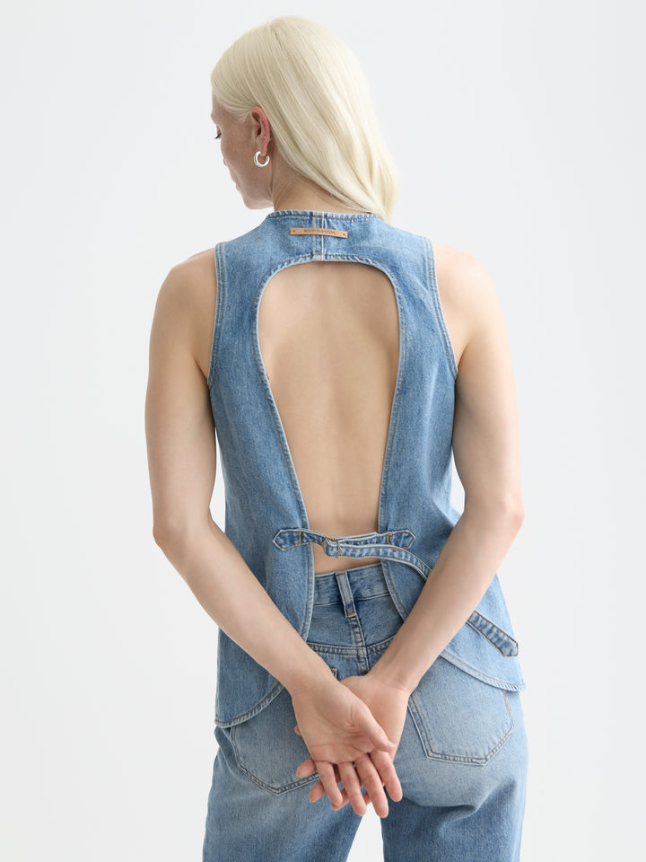 Western Denim Top