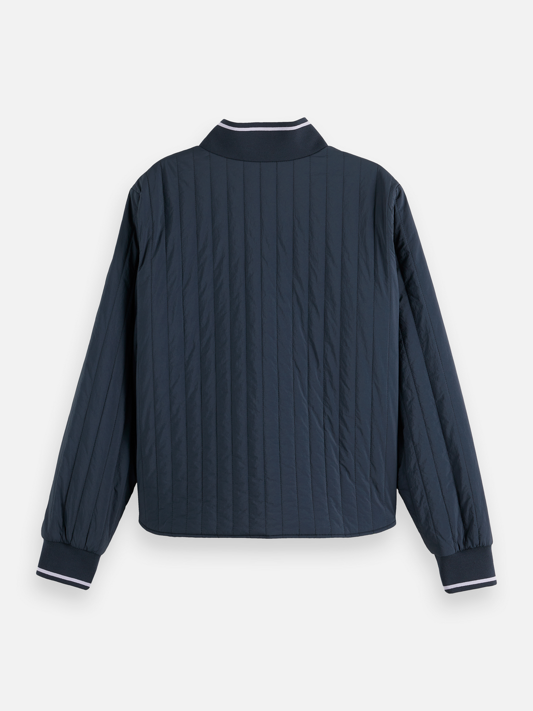 Reversible quilted bomber