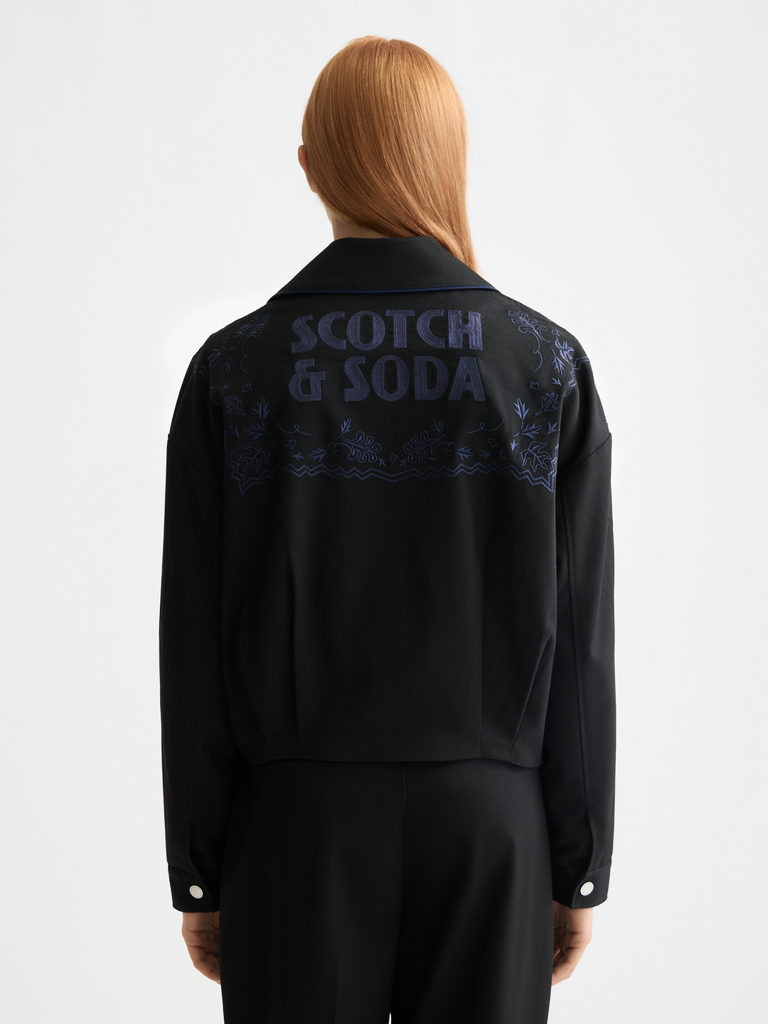 Embroidered bomber