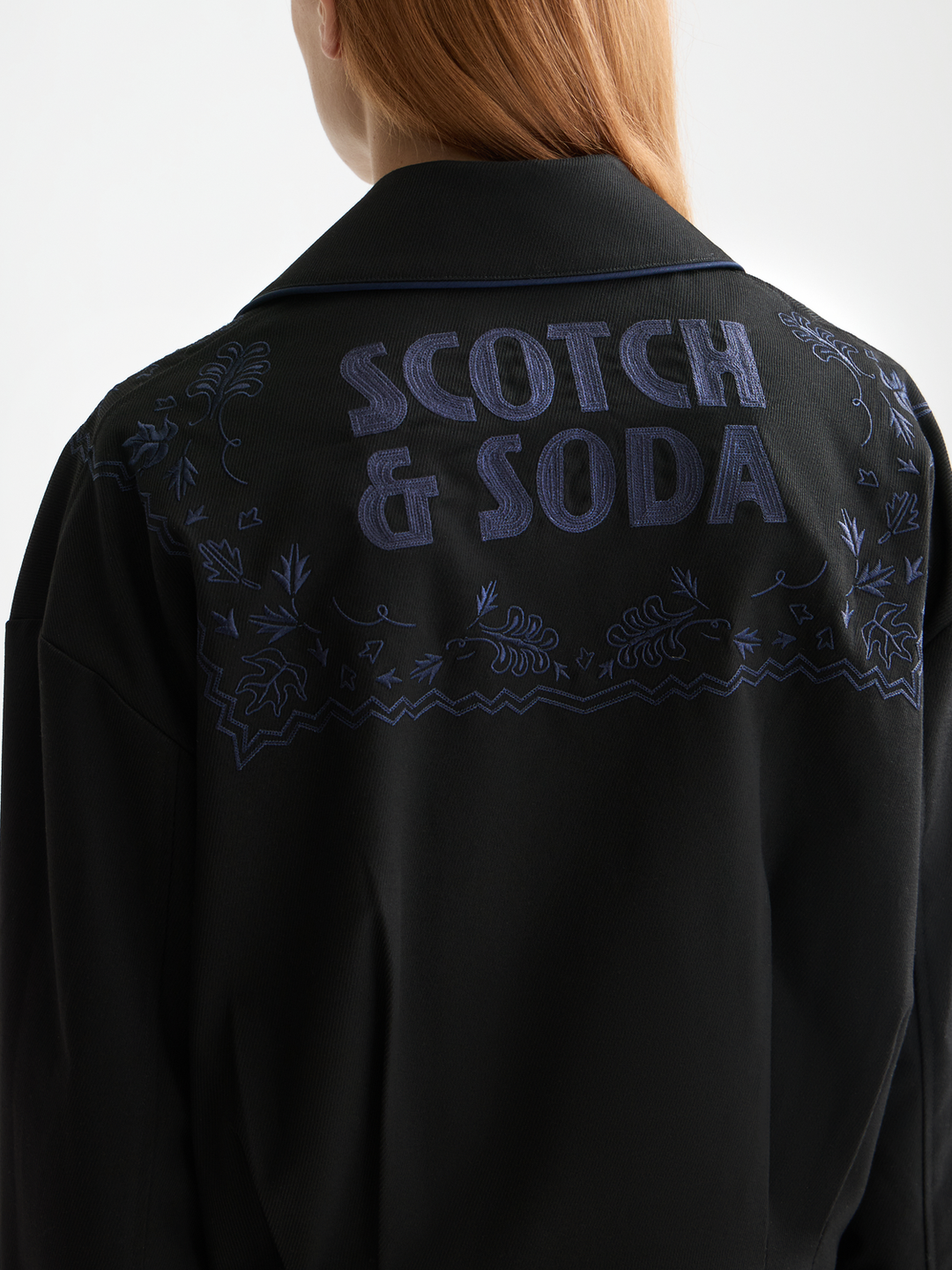 Embroidered bomber