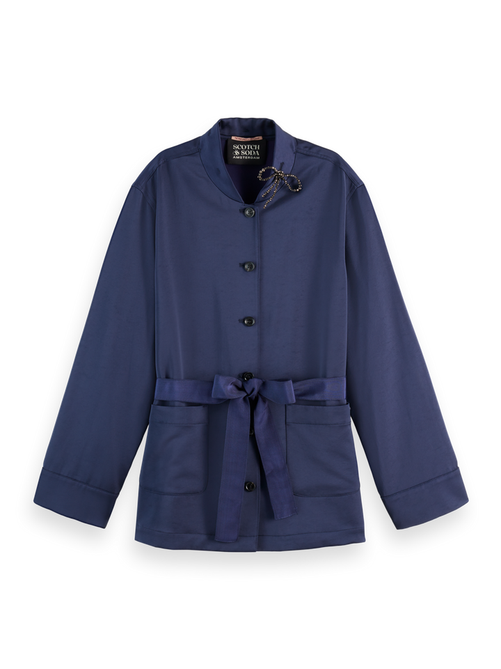 Satin blazer