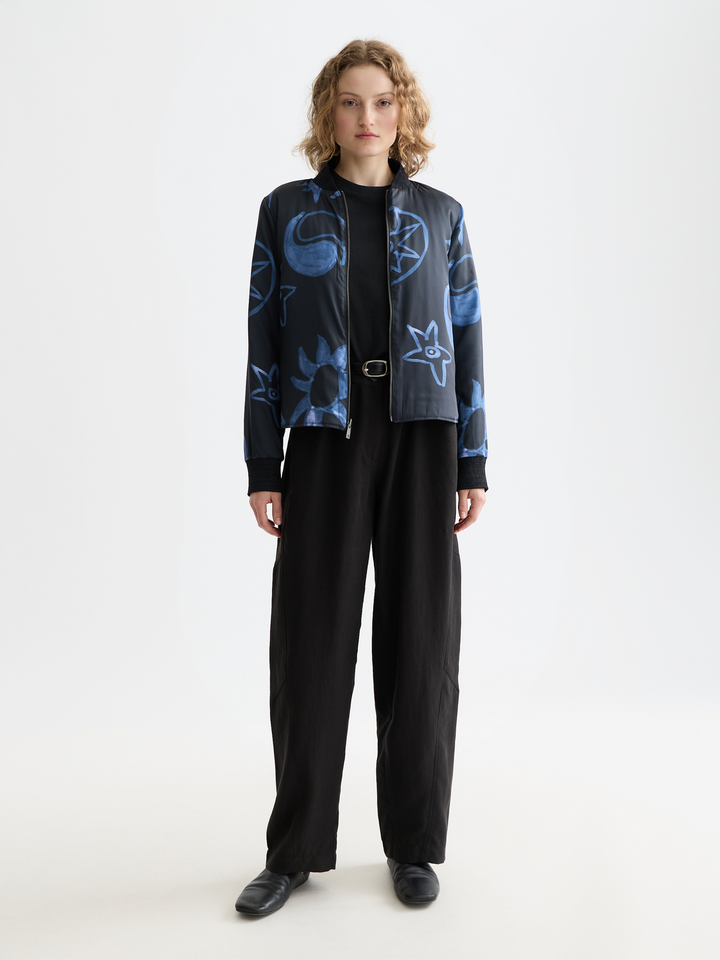 Quilted Reversible Bomber Jacket