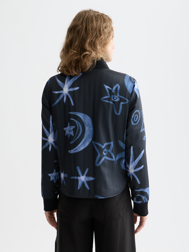 Quilted Reversible Bomber Jacket