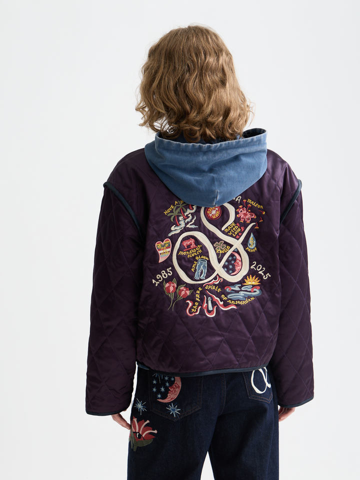 40 years embroidered souvenir jacket