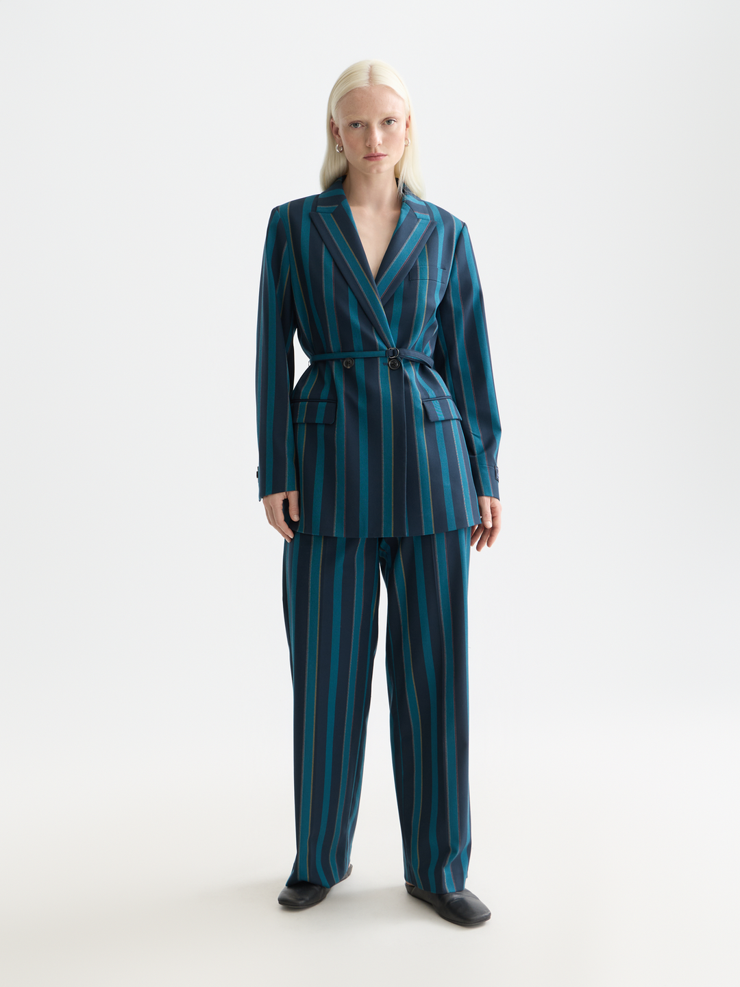 Blanket Stripe Blazer