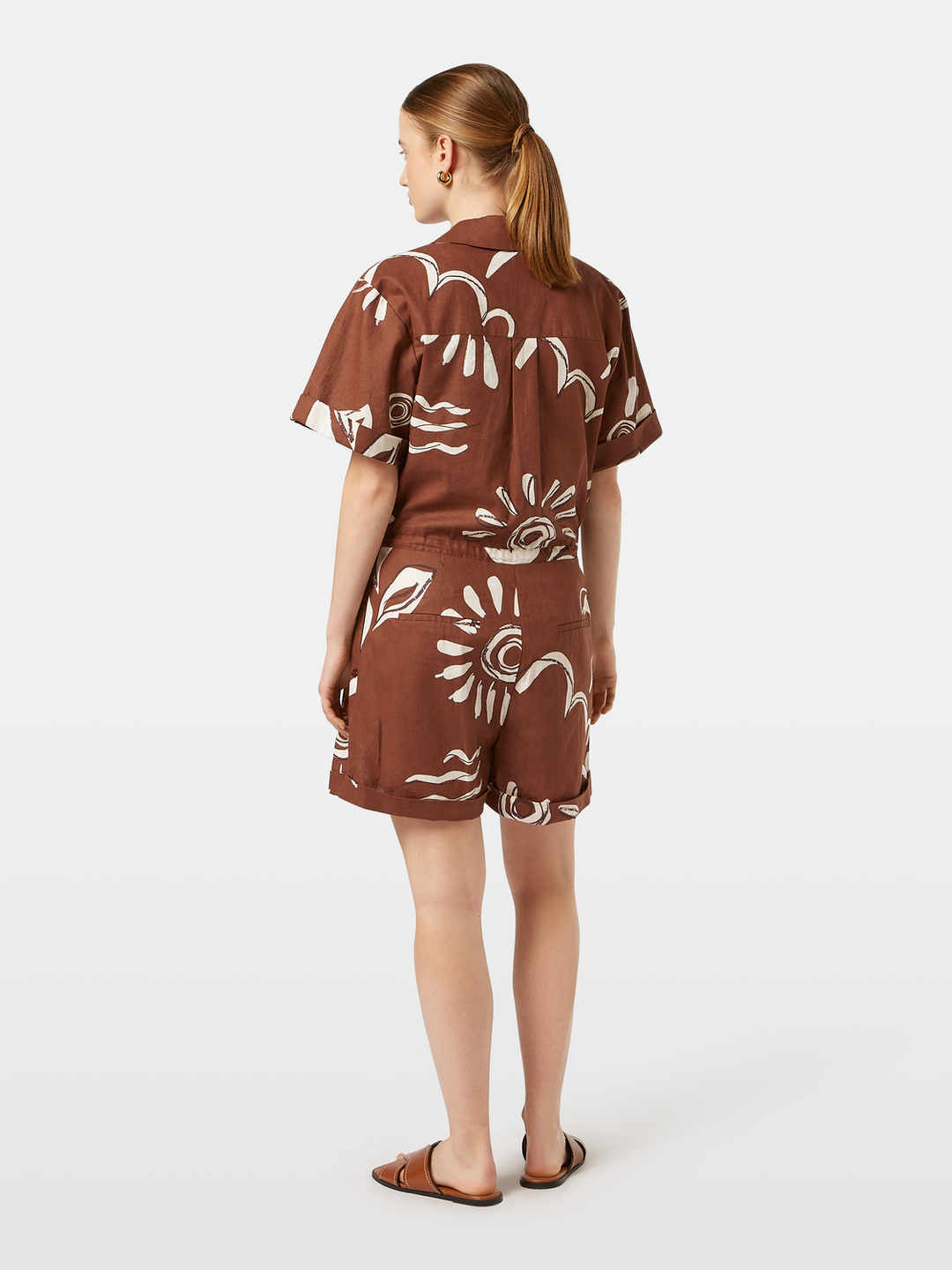 Linen Utility Playsuit