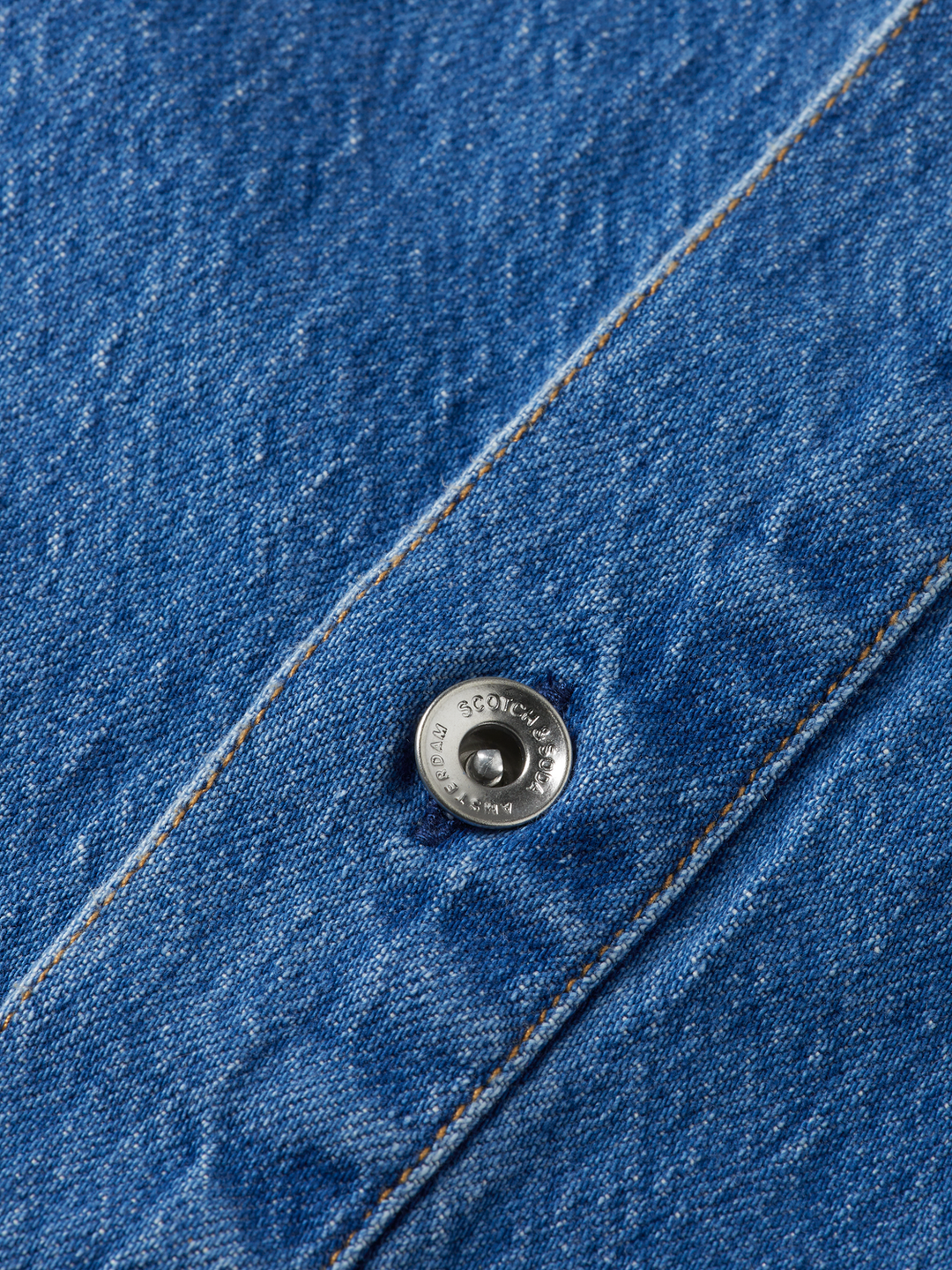 Washed denim mini shirtdress — Art from the Heart