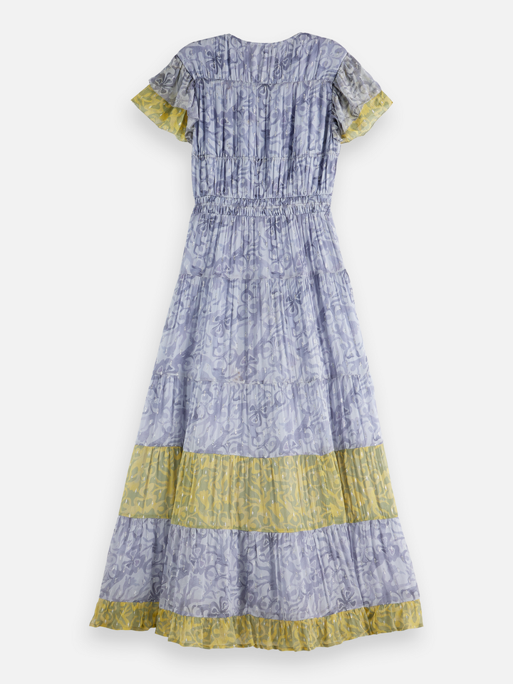 Gathered maxi dress