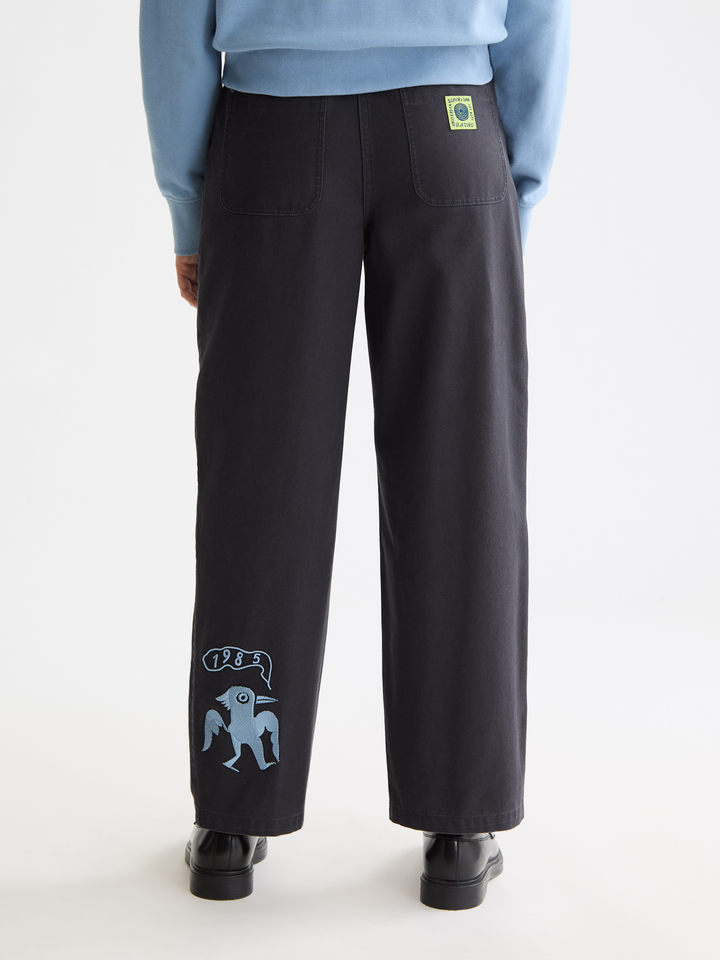 Raine-High rise wide leg washed pants