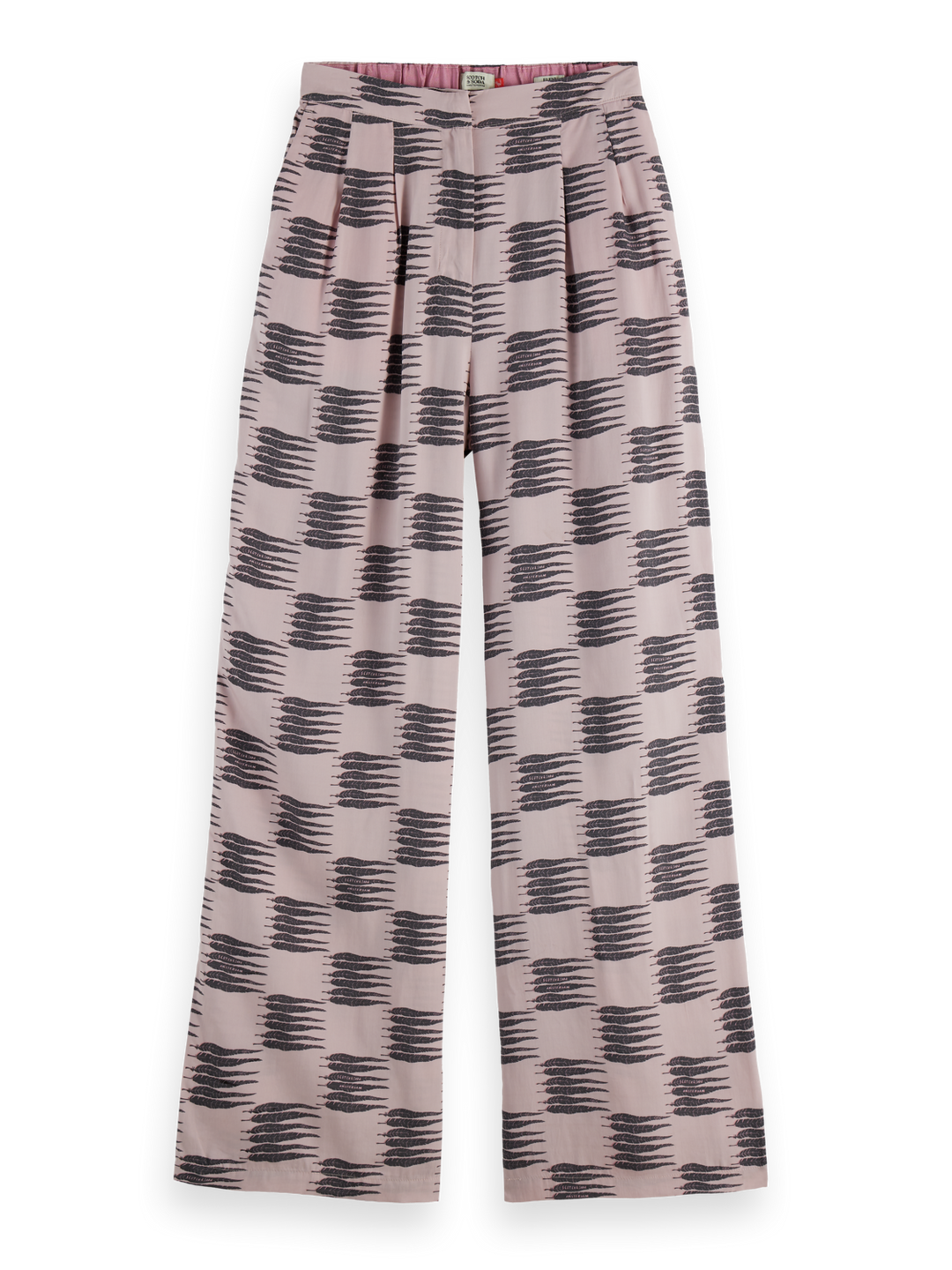 Eleni-high rise wide leg pyjama pants