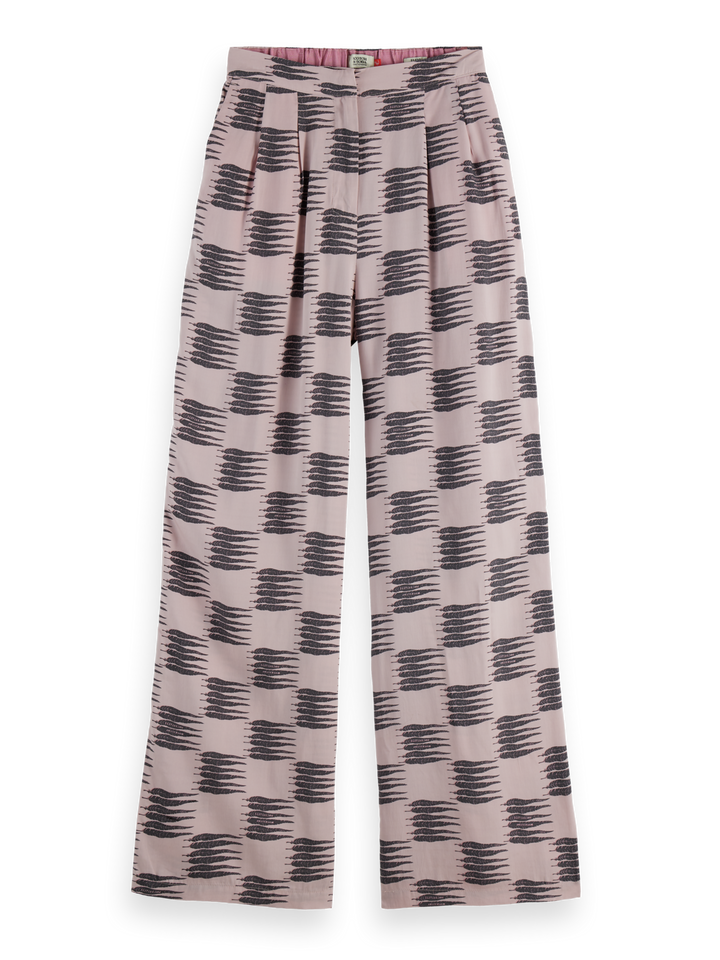 Eleni-high rise wide leg pyjama pants