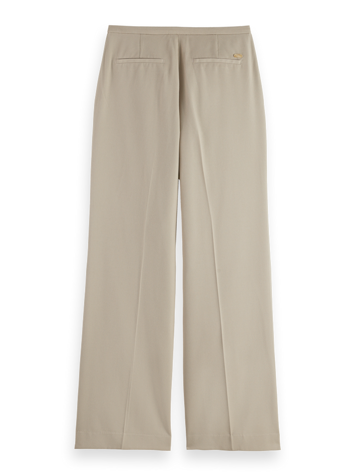 Edie high rise wide leg gabardine pant