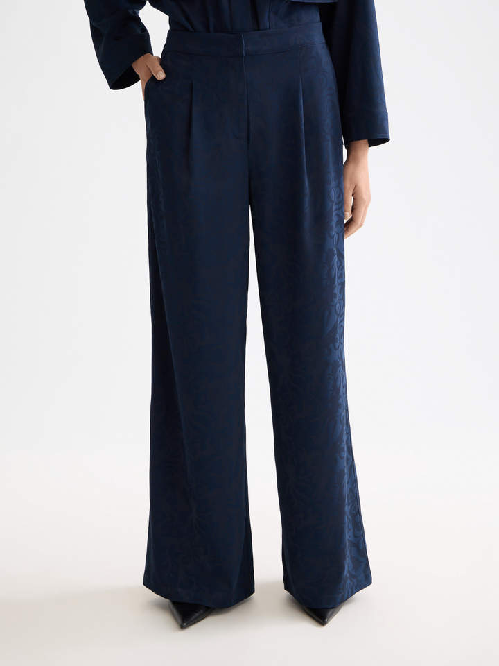 Eleni high rise wide leg pyjama pants
