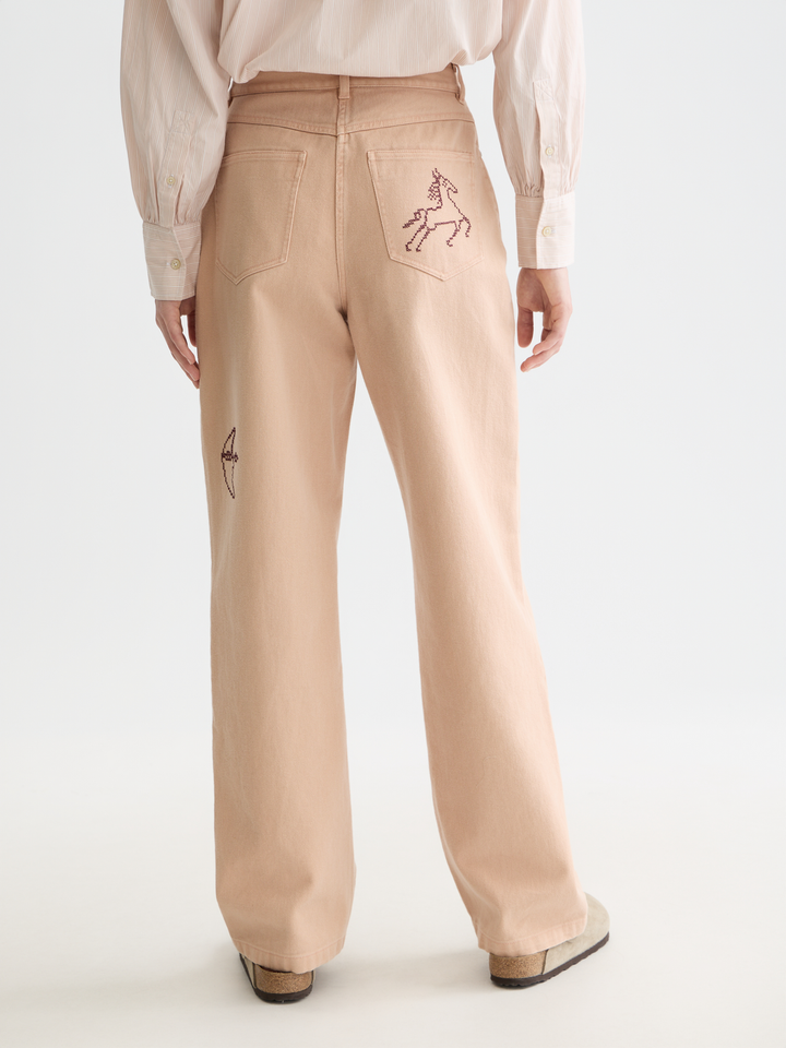 The Ripple - high rise straight leg pants