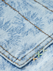 Yarn-dyed linen blend striped regular fit shirt