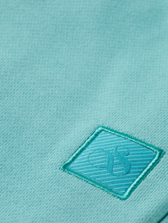 Jacquard cotton terry relaxed-fit polo