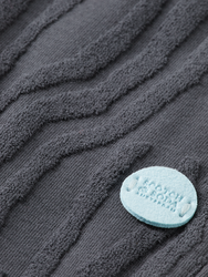 Striped short-sleeved relaxed-fit jacquard shirt