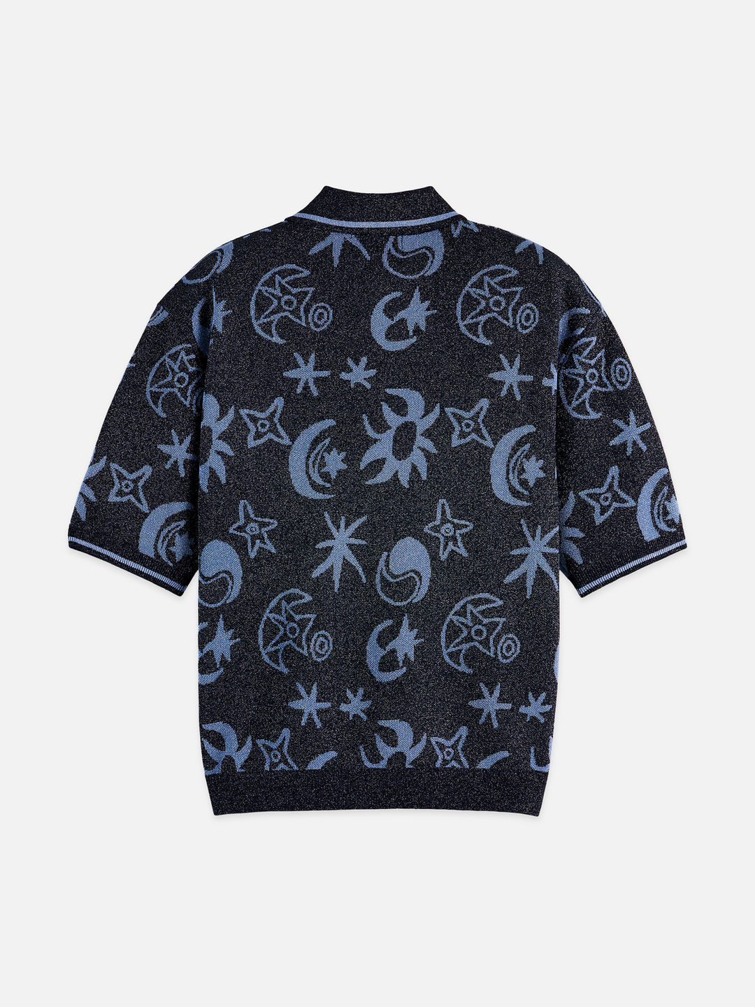 Jacquard Short Sleeve Pullover
