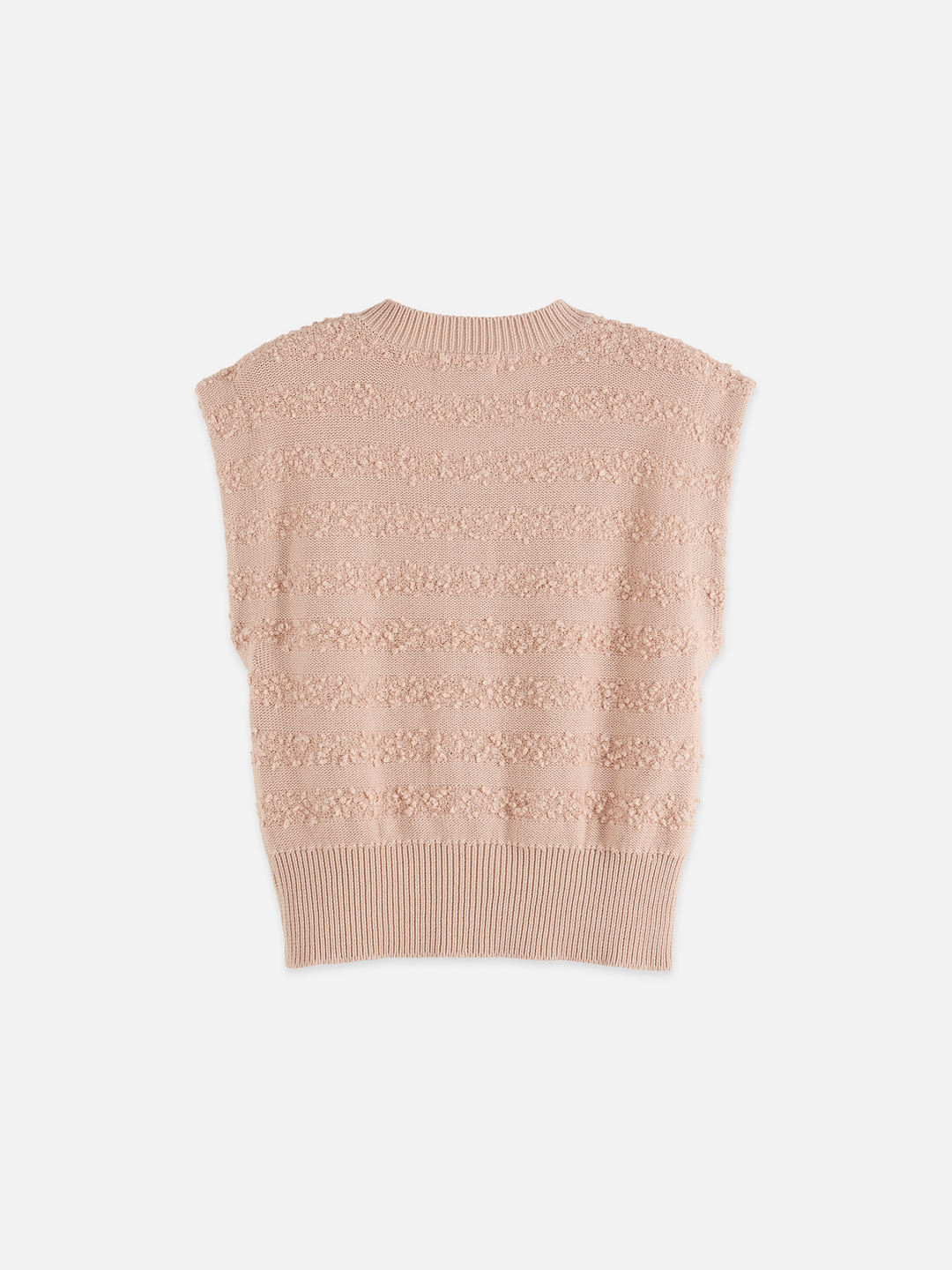Boucle Stripe Crew Neck Spencer