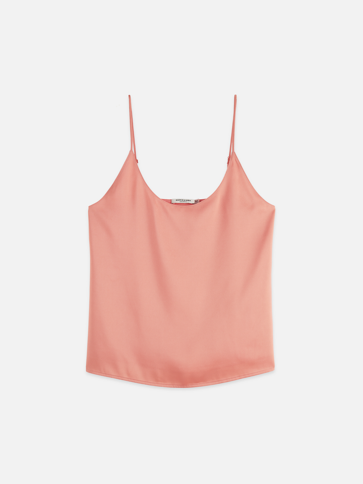 Singlet Woven Front Jersey Back Tank