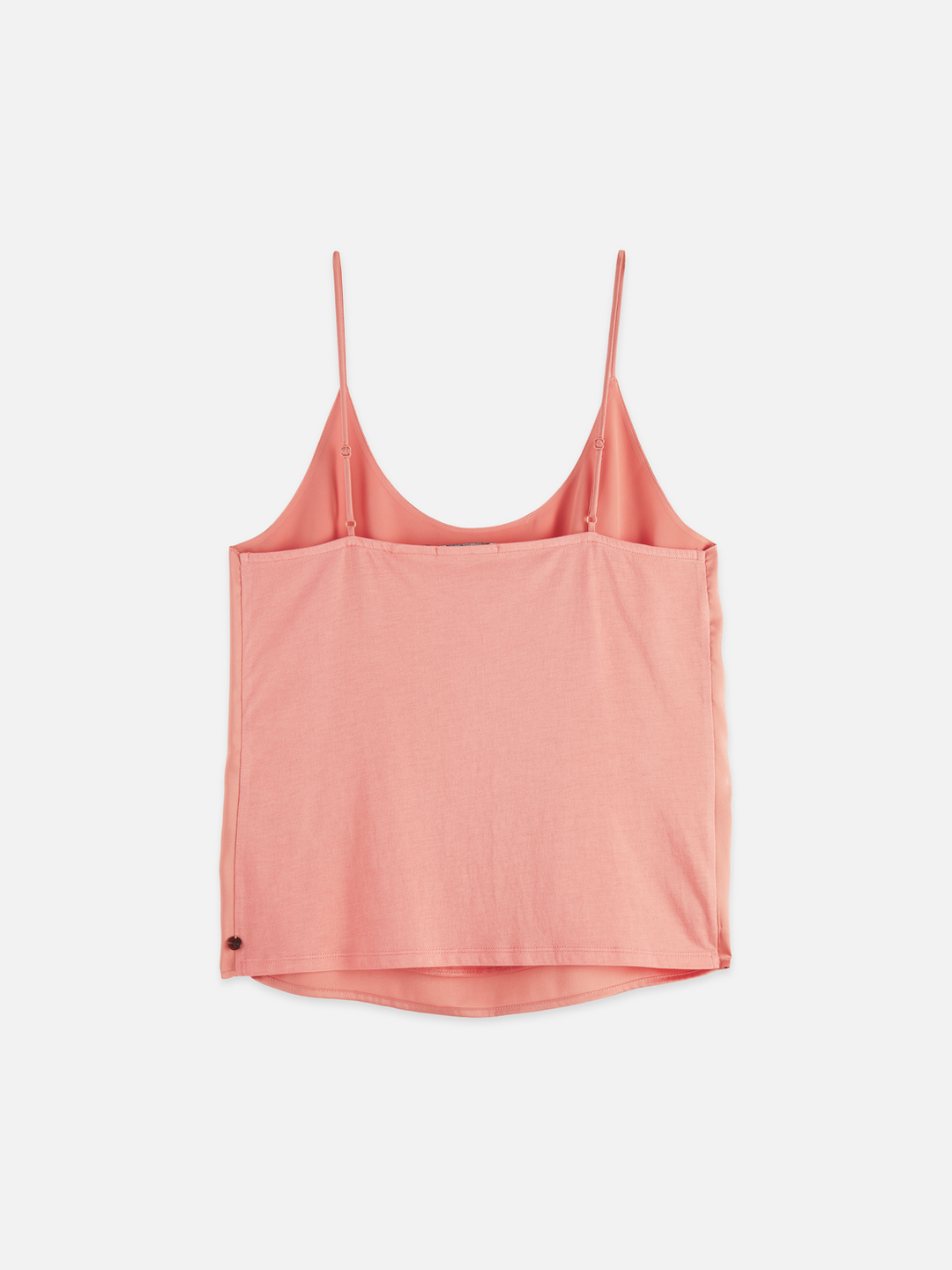 Singlet Woven Front Jersey Back Tank