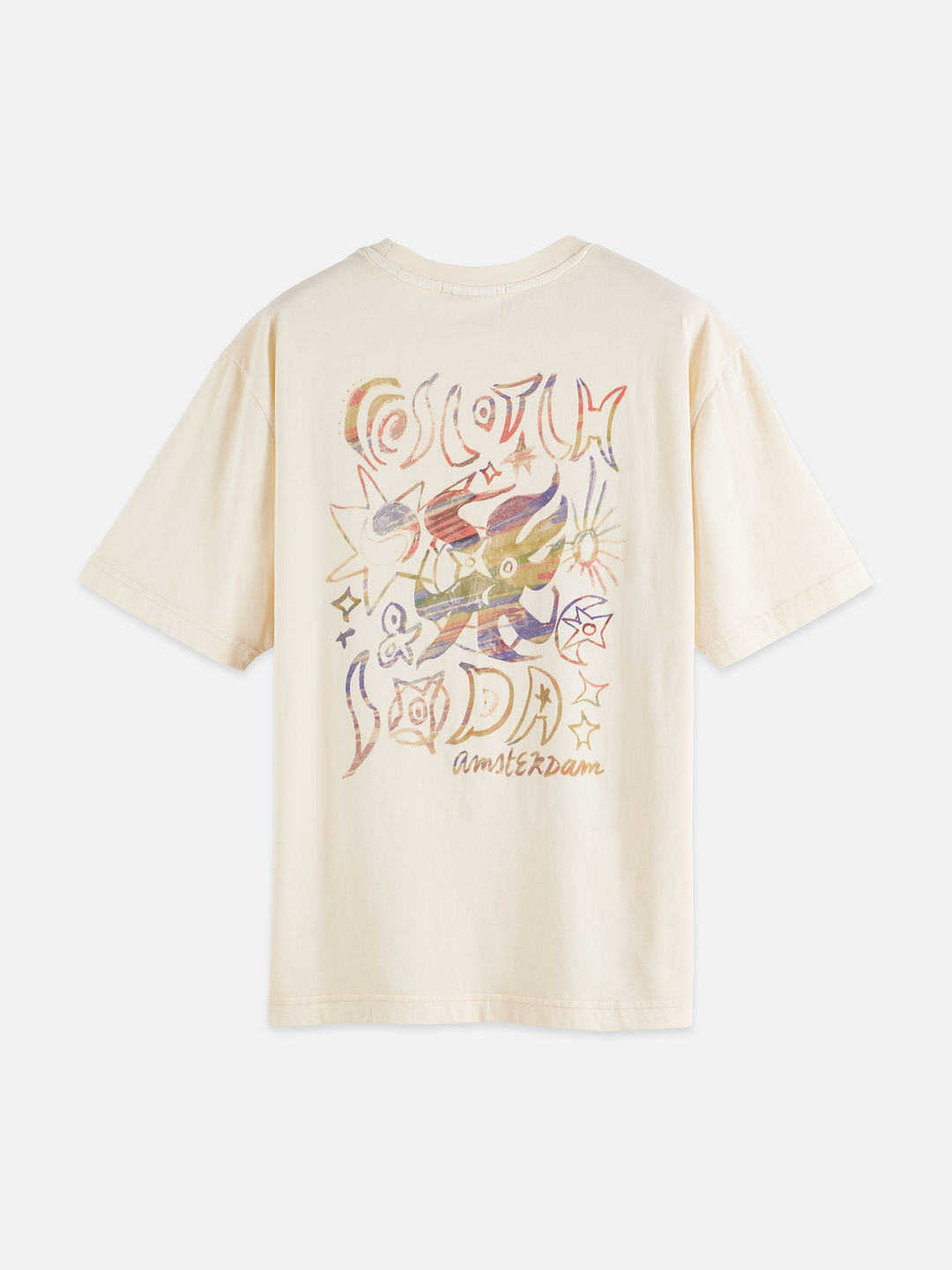 Washed Artwork Loose T-Shirt