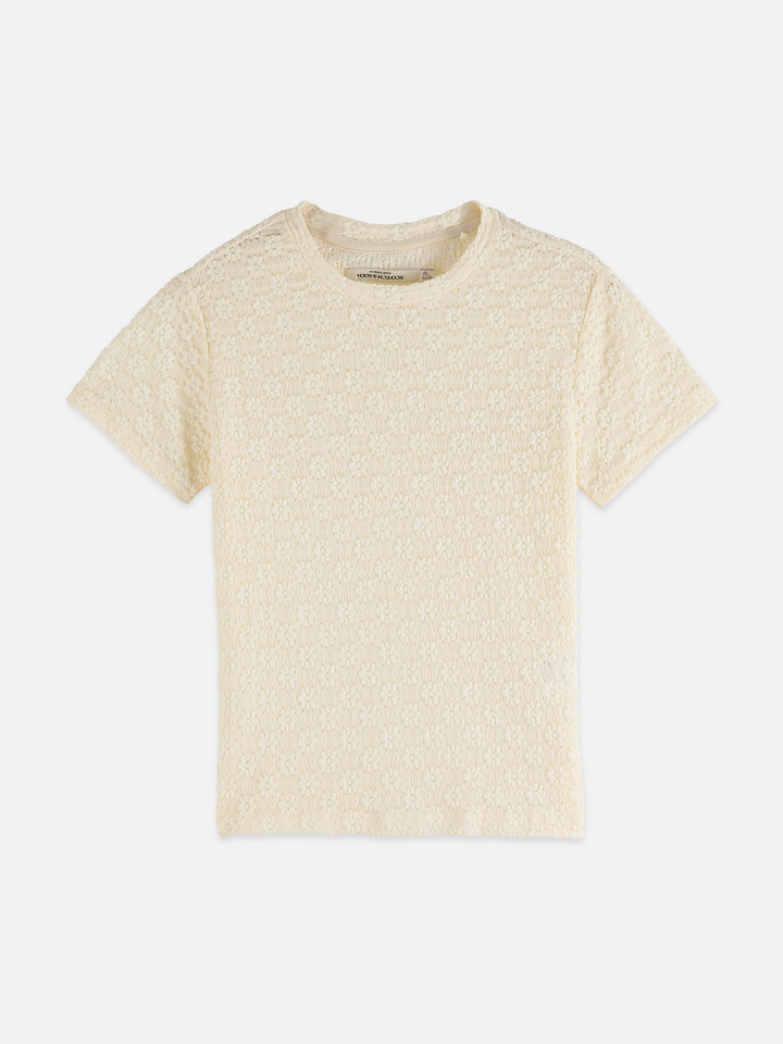 Open Structure Slim Fit T-Shirt