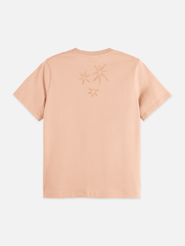 Regular Fit T-Shirt With Flock Print