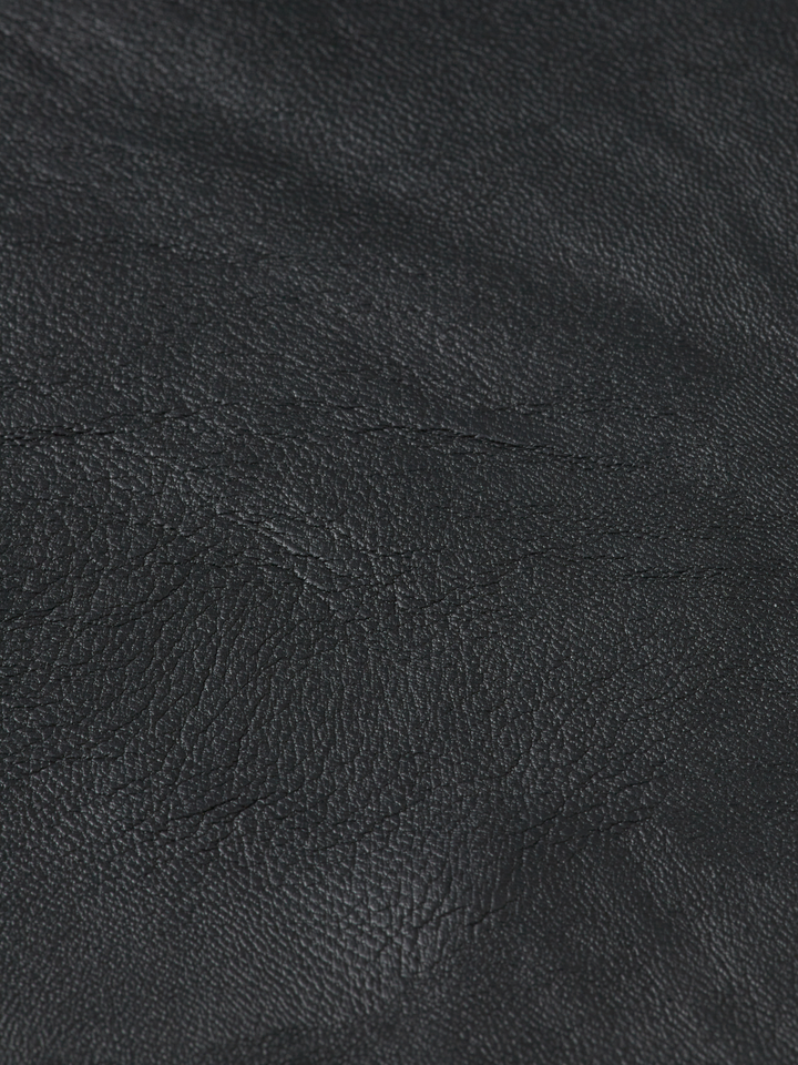 Faux Leather A-Line Sleeve Shirt