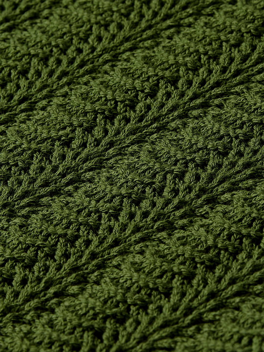 Pointelle collared knitted tee