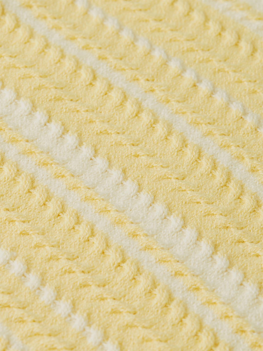 Textured stripe knitted tee