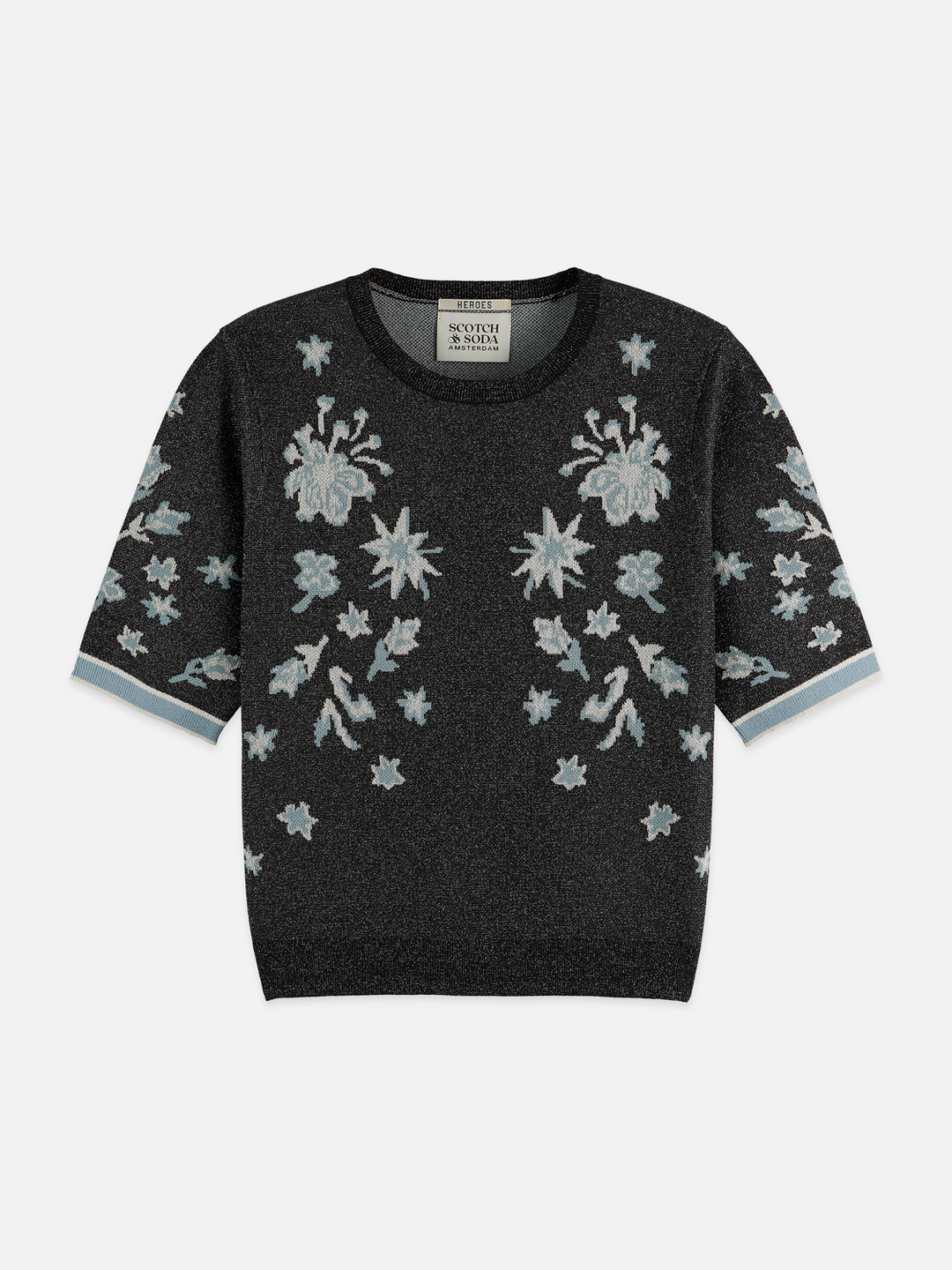 40 Years Jacquard Short Sleeve Pullover