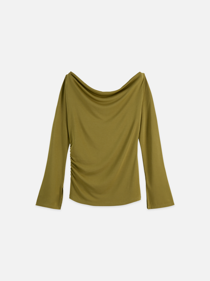 Drapey Modal Long Sleeve T-Shirt
