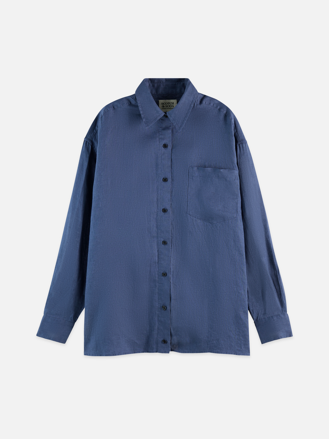 Linen Shirt With Back Detail