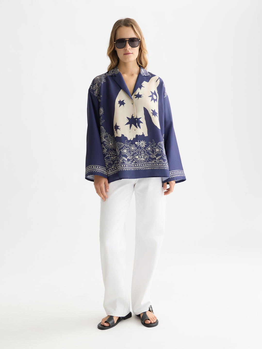 Printed relaxed fit shirt