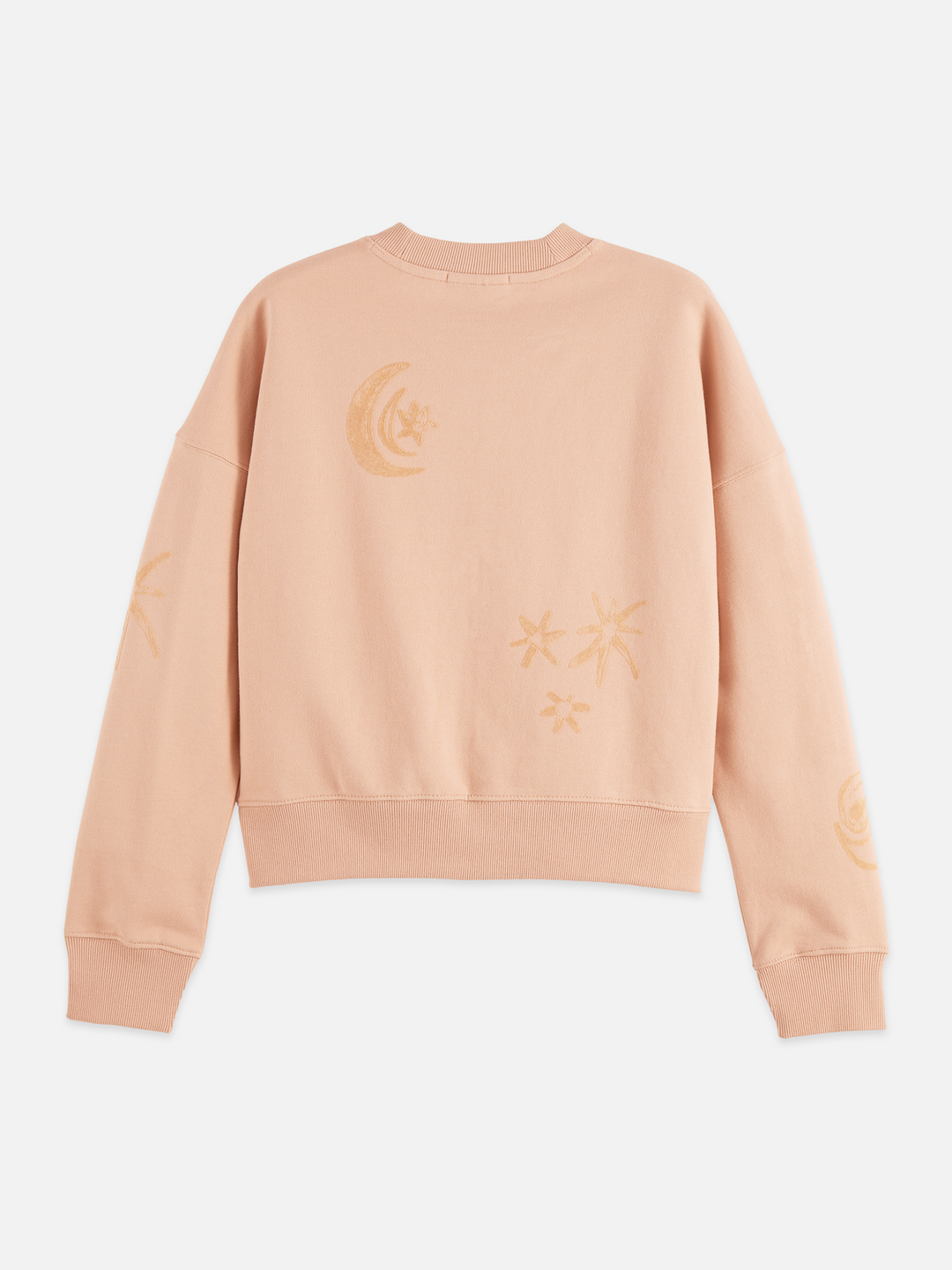 Relaxed Fit Sweatshirt With Flock Print