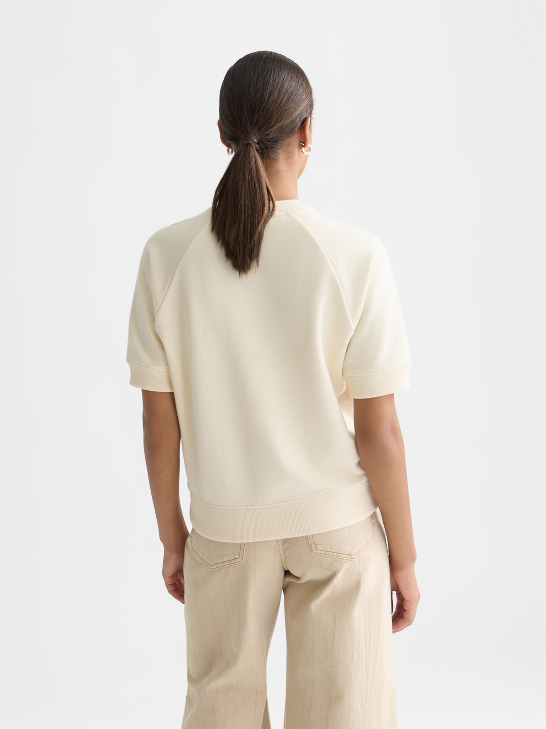 Shortsleeved artwork sweatshirt